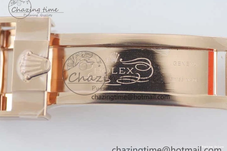 0117 Daytona 116515 RG TWF 1:1 Best Edition 904L Steel Black RG Dial on Oysterflex Strap A Popular 2415